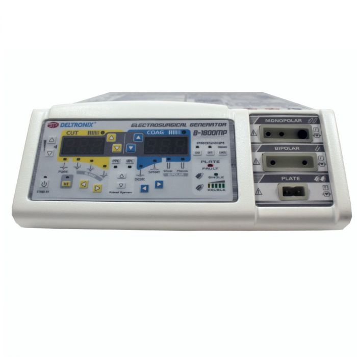 Set Unidad de electrocirugia 150 W (incluye equipo+carro+evacuador+espejo+regulador) Cat. DEX-SET1800+ Deltronix
