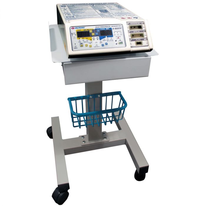 Set Unidad de electrocirugia 150 W (incluye equipo+carro+evacuador+espejo+regulador) Cat. DEX-SET1800+ Deltronix