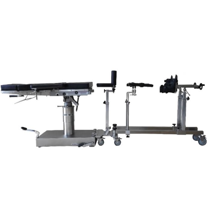 Mesa hidraulica para cirugia radiotransparente