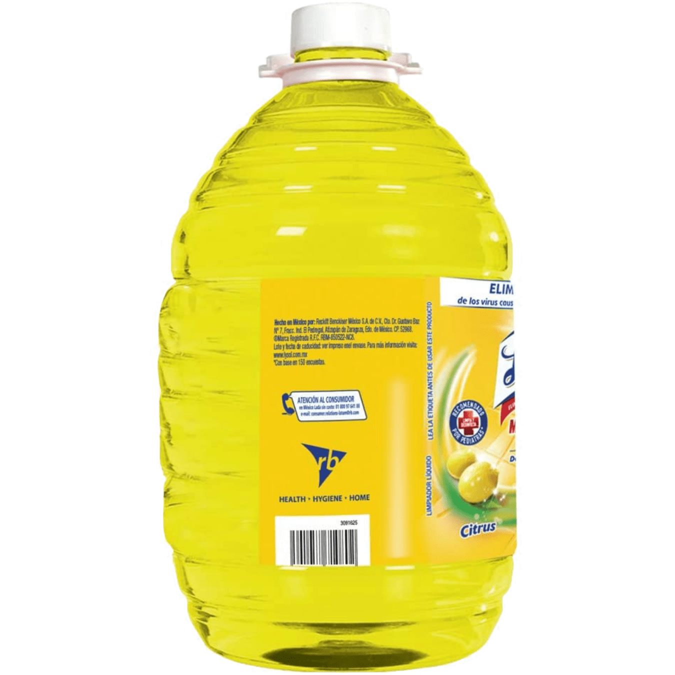 Lysol Desinfectante Multiusos, 5 L (3 Piezas)