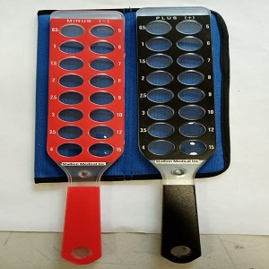 Regletas squiascópicas con cubierta