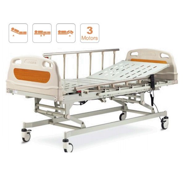 Cama hospitalaria electrica con 3 posiciones