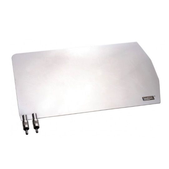 Placa para paciente reusable de acero inoxidable