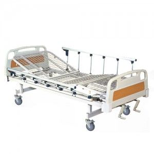 Cama para hospital manual de 2 manivelas