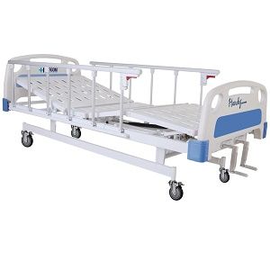 Cama para hospital manual de 2 manivelas