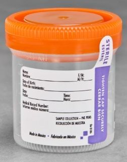 Vaso Recolector Esteril con Termometro