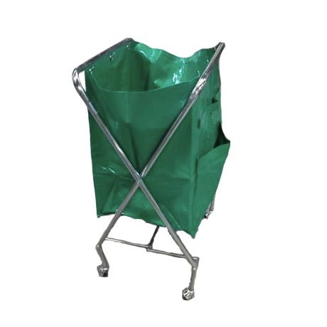 Carro tanico de tijera cromado con bolsa