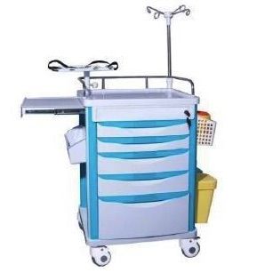 Carro de emergencias de plastico ABS