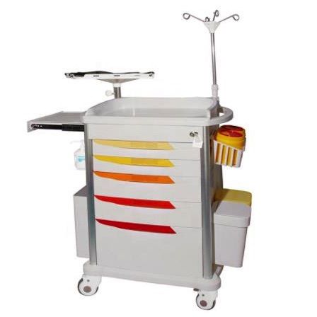 Carro para emergencias de plastico