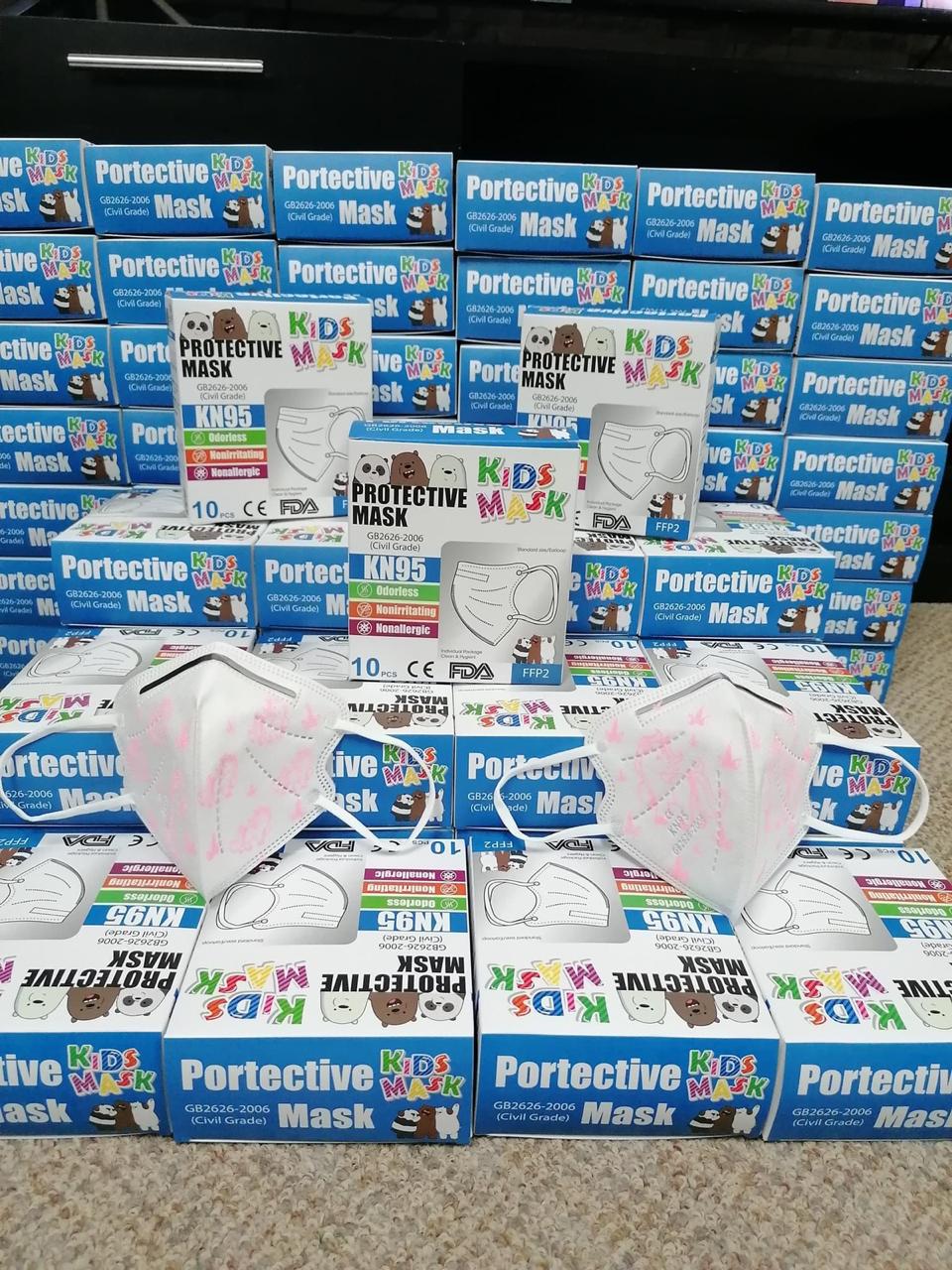 Cubreboca KN95 niños caja 10Pz