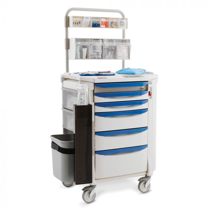 Carro de anestesia Flexline con 6 cajones