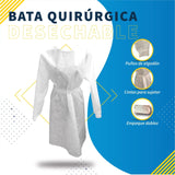 BATA MEDICA DESECHABLE DE SMS