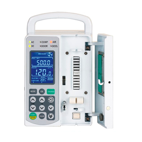 Bomba de infusión de un canal con pantalla LCD Cat. NND-XBY1000 Marca Ningbo David