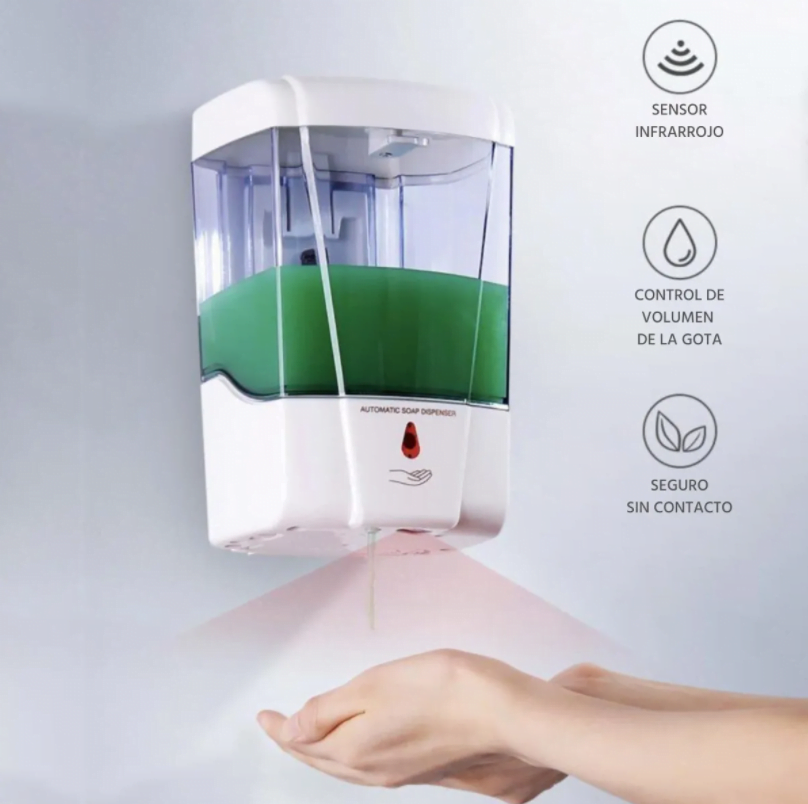 Dispensador Automático Despachador Gel Antibacterial Jabon