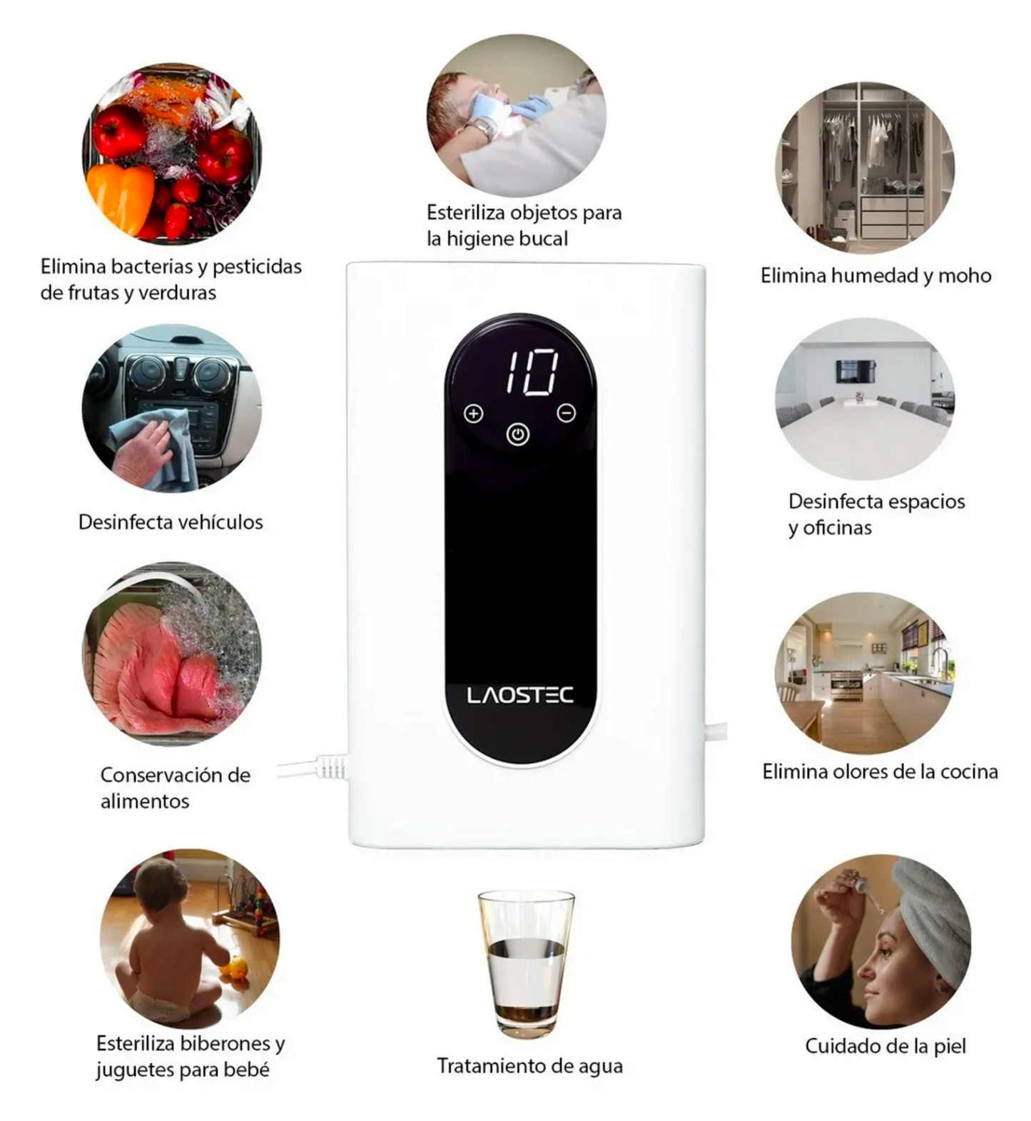 Generador De Ozono Doméstico LAOSTEC