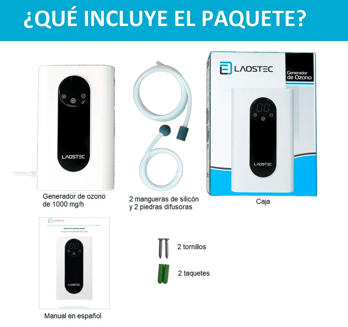 Generador De Ozono Doméstico LAOSTEC