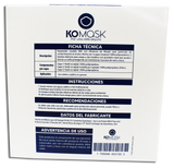 Cubrebocas N95 3 capas de uso diario KOMASK 100 piezas
