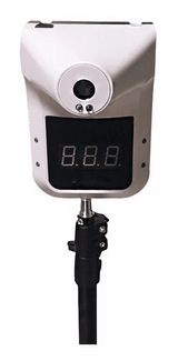 Termómetro K3 Infrarrojo De Pared Sin Contacto Con Alarma (Con tripié y bateria recargable)