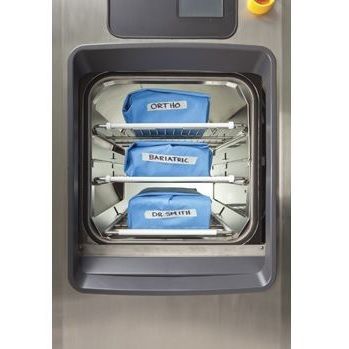Esterilizador de vapor autogenerado AMSCO Mod. 400 de 250 lts puerta vertical Cat. STE-AMSCO400-V2A Steris