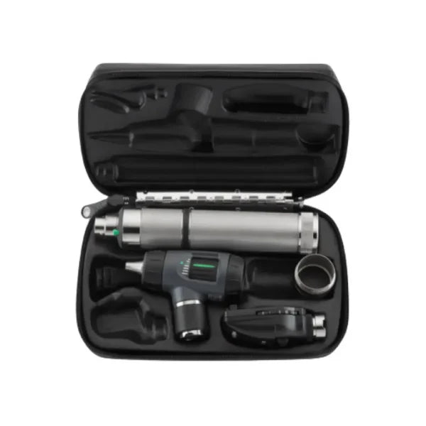 Estuche diagnóstico Recargable Halógeno 35V Otoscopio Macroview y Mango 71000-C