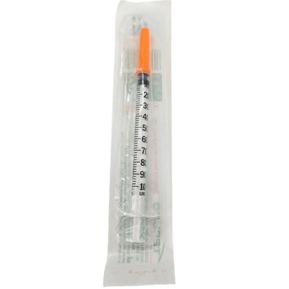 Jeringa Desechable 1ml con Aguja 29g X 13mm para Insulina