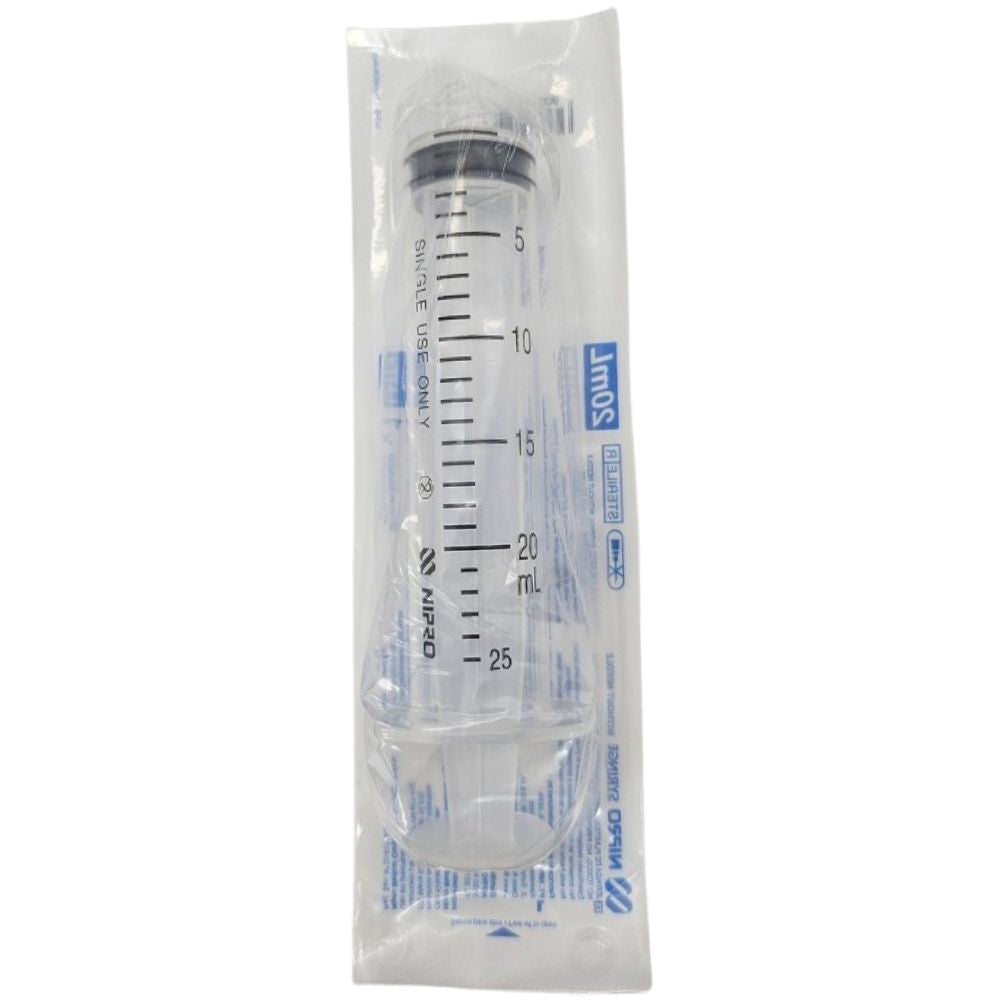 Jeringa Desechable 20ml sin Aguja Pieza