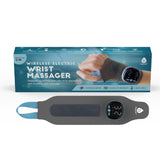 Guardia de muñeca con masajeador eléctrico DC-PURSONIC para relajar y revitalizar las muñecas, visible en la imagen.