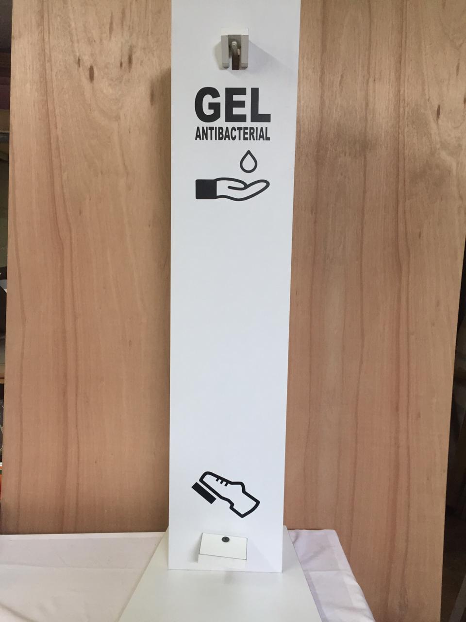 Totem Dispensador de Gel con Pedal