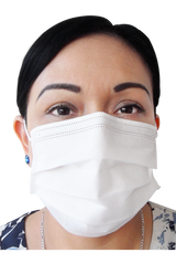 Cubrebocas TTP Tricapa Termosellado Plisado 1,000 piezas