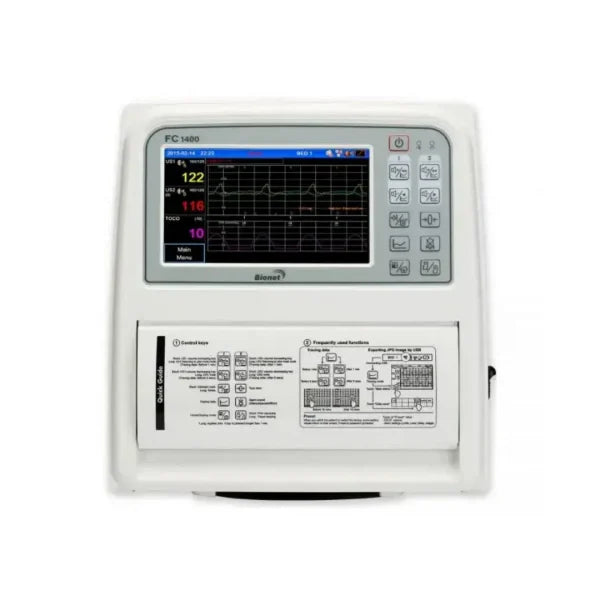 Tococardiógrafo Gemelar Pantalla 7″ LCD Touch Con Estimulador Fetal