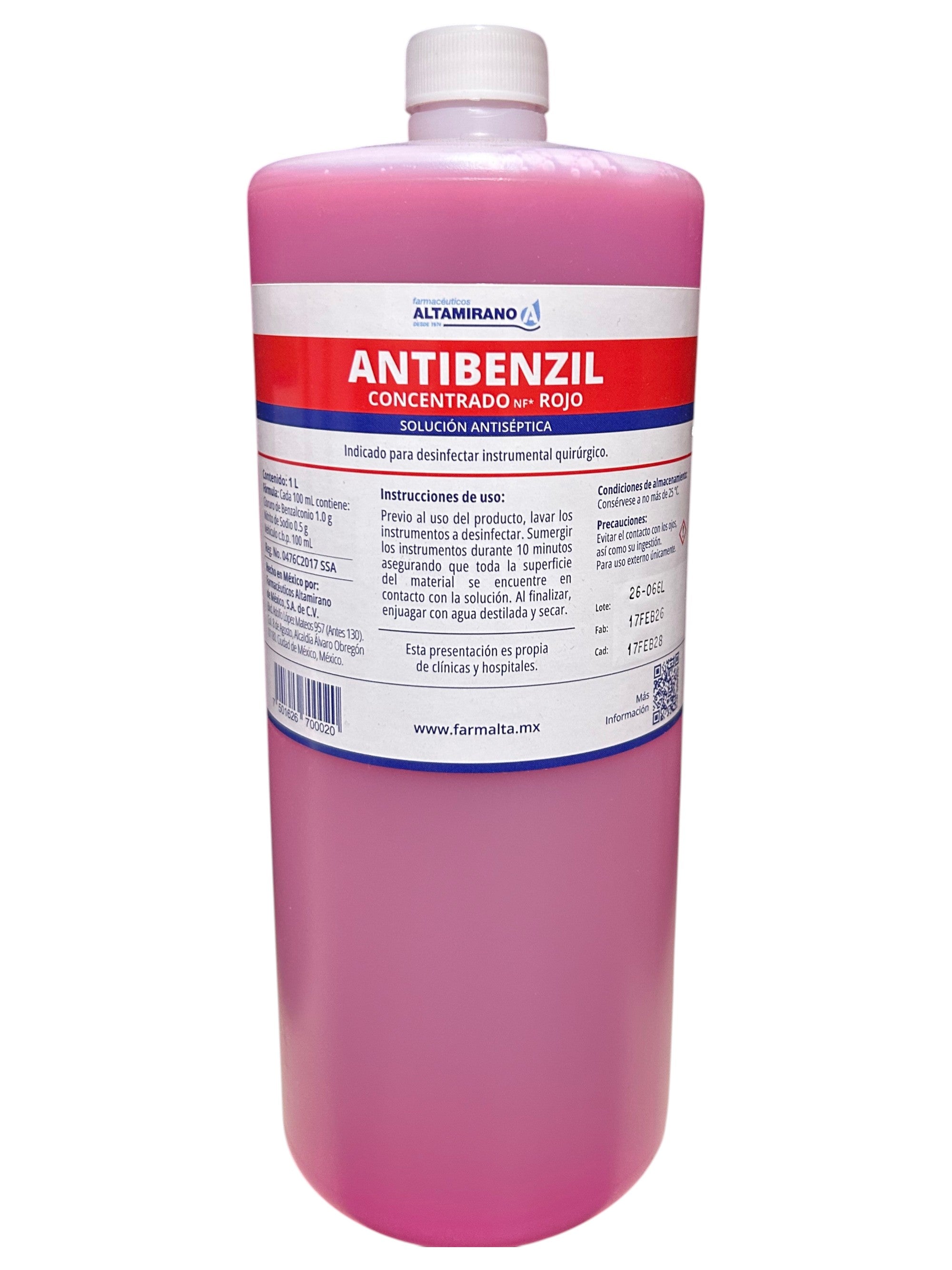 Antibenzil Concentrado Rojo