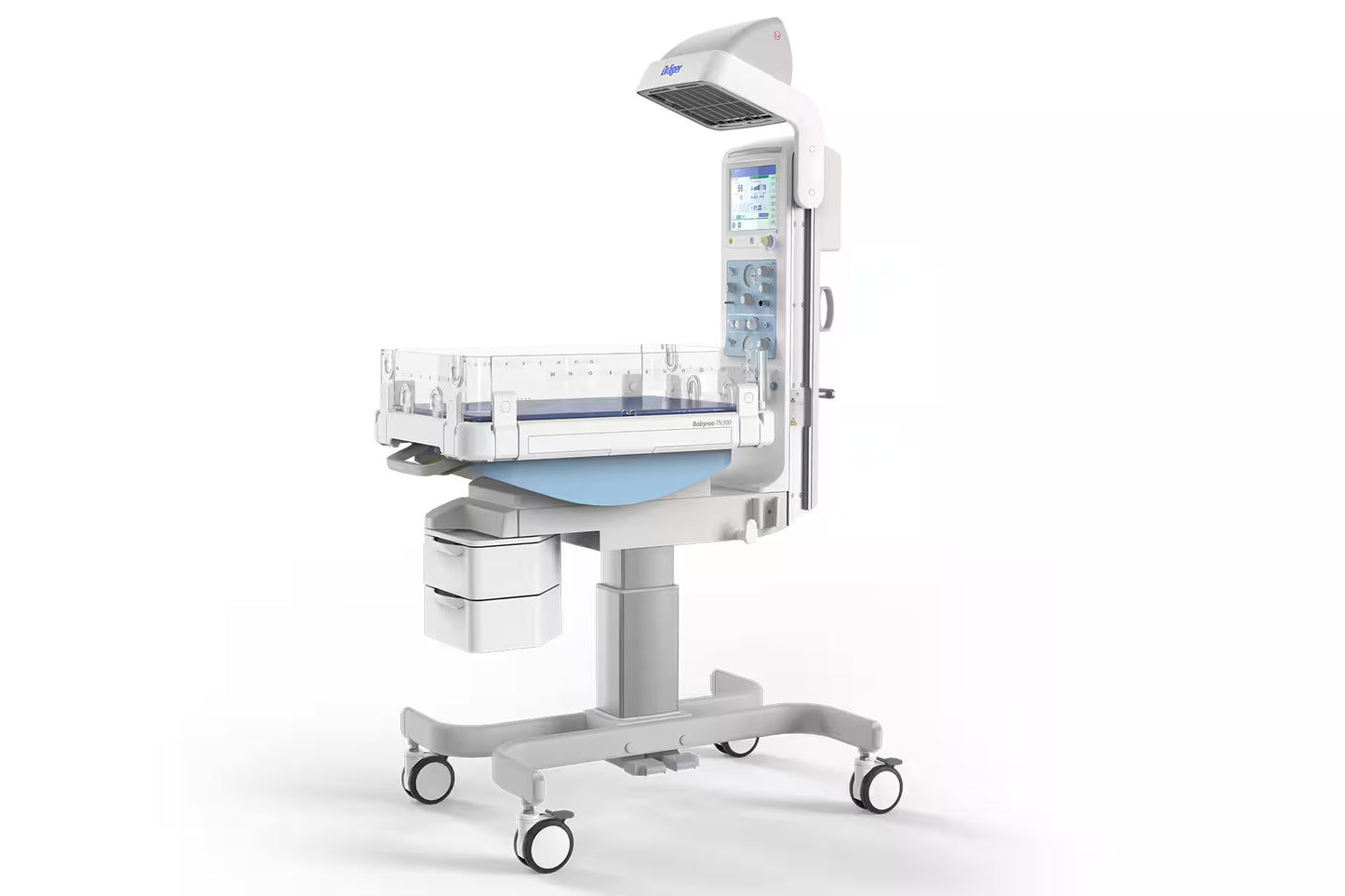 Incubadora de Traslado Intrahospitalario TI500 con Carro Ajustable