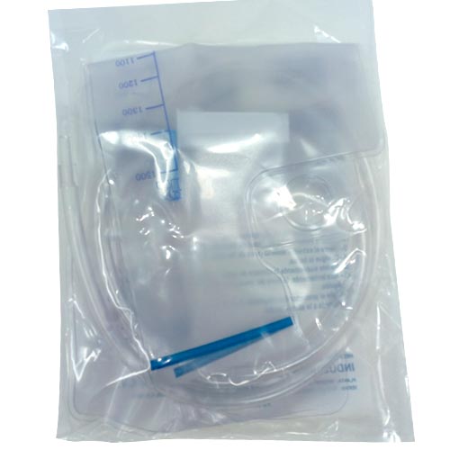 Bolsa de alimentación enteral hospitalaria de 1.5 L de Industrias Plásticas Médicas, material quirúrgico y plástico médico.