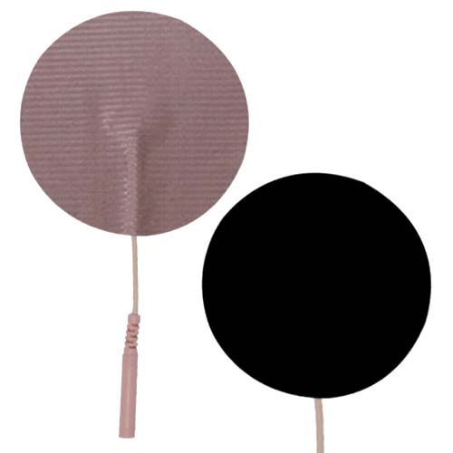 Electrodo TENS Tricot Piel Redondo 7.6cm (3 Pulg) C/4