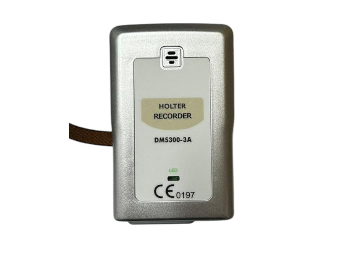 Cables para Holter DMS modelo 3A con 3 o 6 derivaciones, compatibles con grabadora Holter para monitoreo de hasta 7 días.