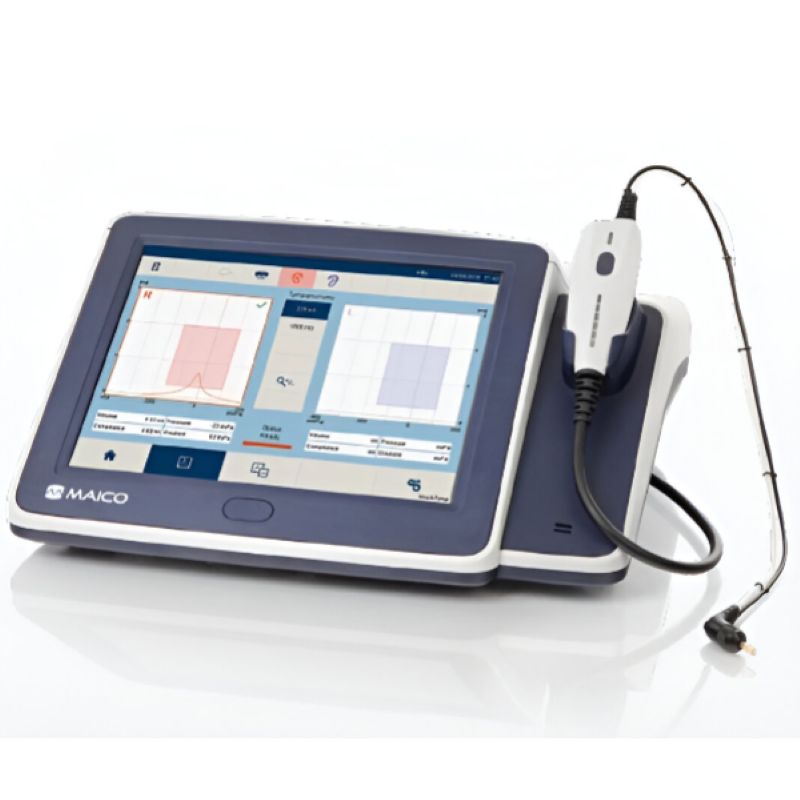Timpanómetro Touch Tym MI-34 de Beracah Medica, dispositivo médico para medición de audición con altas frecuencias.