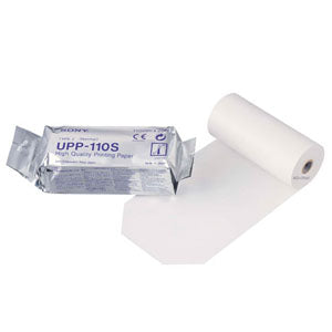 Rollo de papel térmico blanco para impresora ultrasonido Beracah Médica, 110 mm x 20 m, 10 unidades, baja densidad
