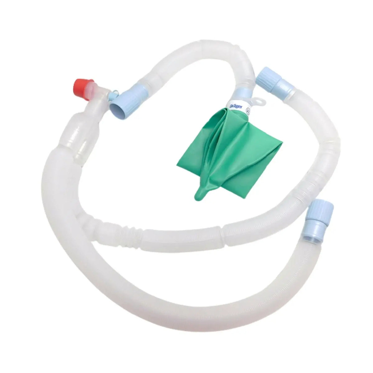 Circuito de anestesia extensible de 1,8 m y 0,8 m de la marca Beracah Médica en caja con 25 unidades.