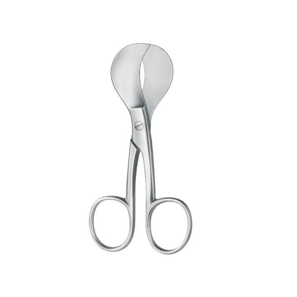 Tijeras umbilicales Beracah Medica de 11 cm, tijera para corte y manipulación en procedimientos médicos.