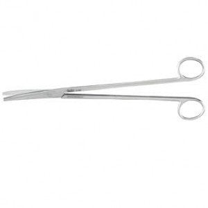 Tijeras Metzenbaum curvas de 30 cm de acero alemán premium de la marca Beracah Medica, con hojas afiladas y mango ergonómico.