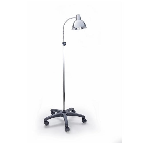 Lámpara de chicote de nylon base quintuple de Beracah Medica, lámpara de pedestal para examinaciones médicas.
