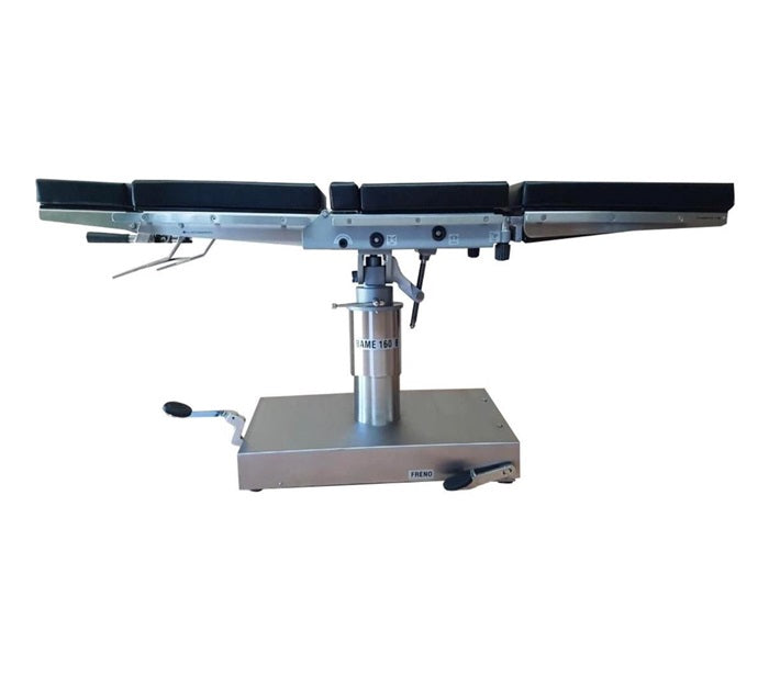 Mesa quirúrgica universal mecánico-hidráulica para ginecología y obstetricia Beracah Medica con controles manuales, modelo 160BG.