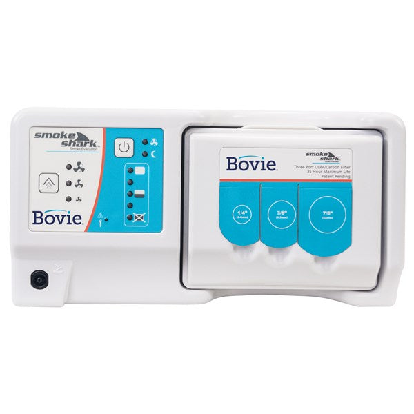 Evacuador de humo Shark II Cat. AAR-SE02 MSI de Beracah Medica, dispositivo médico para extracción de humo en ambientes clínicos.