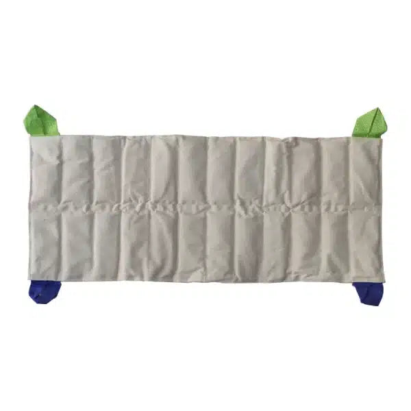 Compresa caliente lumbar Beracah Medica de 25x60cm para aliviar dolores en la zona lumbar, con tela suave y fácil de usar.