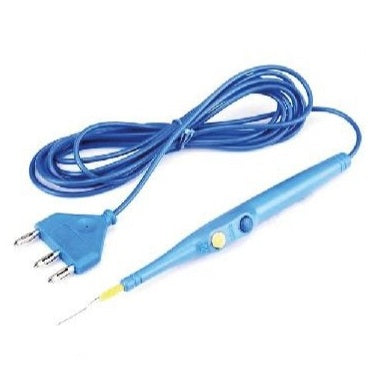 Electrodo para electrocirugía de la marca Beracah Medica, pinzas y electrodos para procedimientos quirúrgicos.
