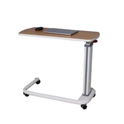 Mesa puente para alimentos Beracah Medica, tamaño 80x40x72-97 cm, con superficie resistente y estructura metálica robusta.