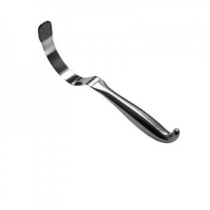 Separador Harrington pequeño de acero premium alemán, 24x2.5x8.8 cm, para uso médico, en acabado resistente y duradero.