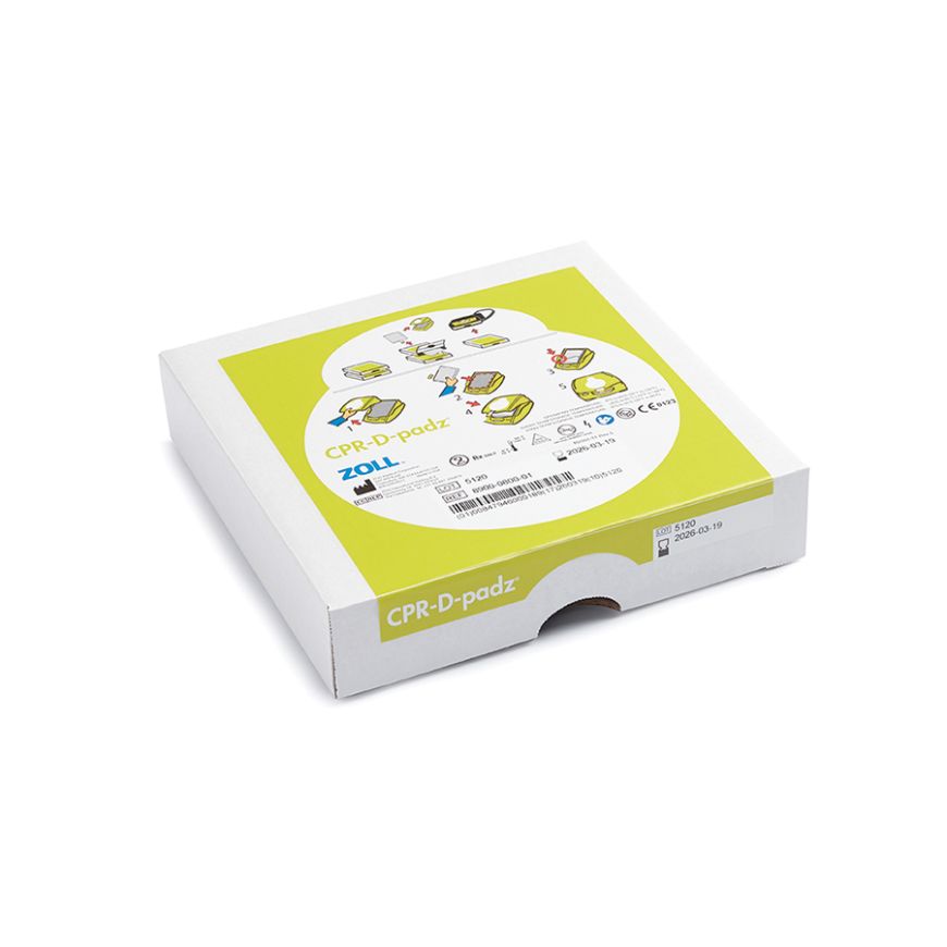 Parche electrodo para desfibrilador CPR-D-PADZ adulto de Beracah Medica, accesorio para reanimación con ayuda de CPR.