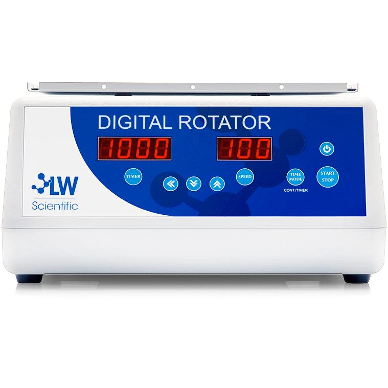 Rotador digital MSI para pruebas de rutina con pantalla y controles, de la marca Beracah Medica.