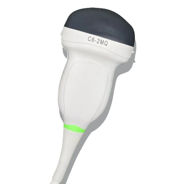 Transductor volumétrico Beracah Medica modelo AX3 Mod.C6-2MQ para equipos médicos, con cables y conectores visibles en la imagen.